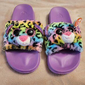 TY Dotty Leopard Slides